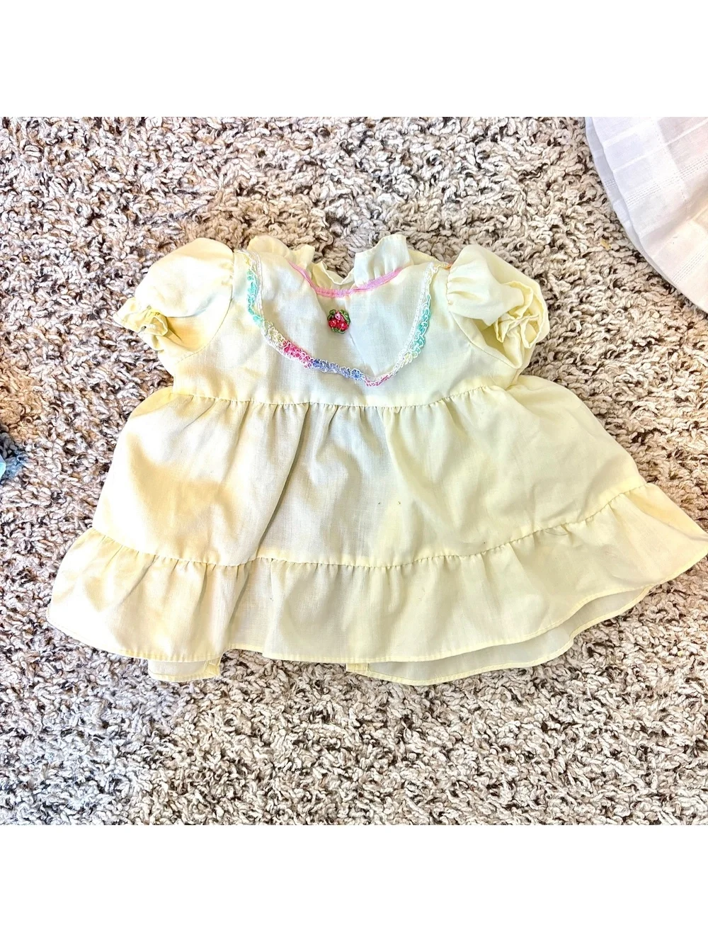 Vintage Doll Clothes Lot 5 Dresses Fits 16–20” Dolls Cabbage Patch Compatible